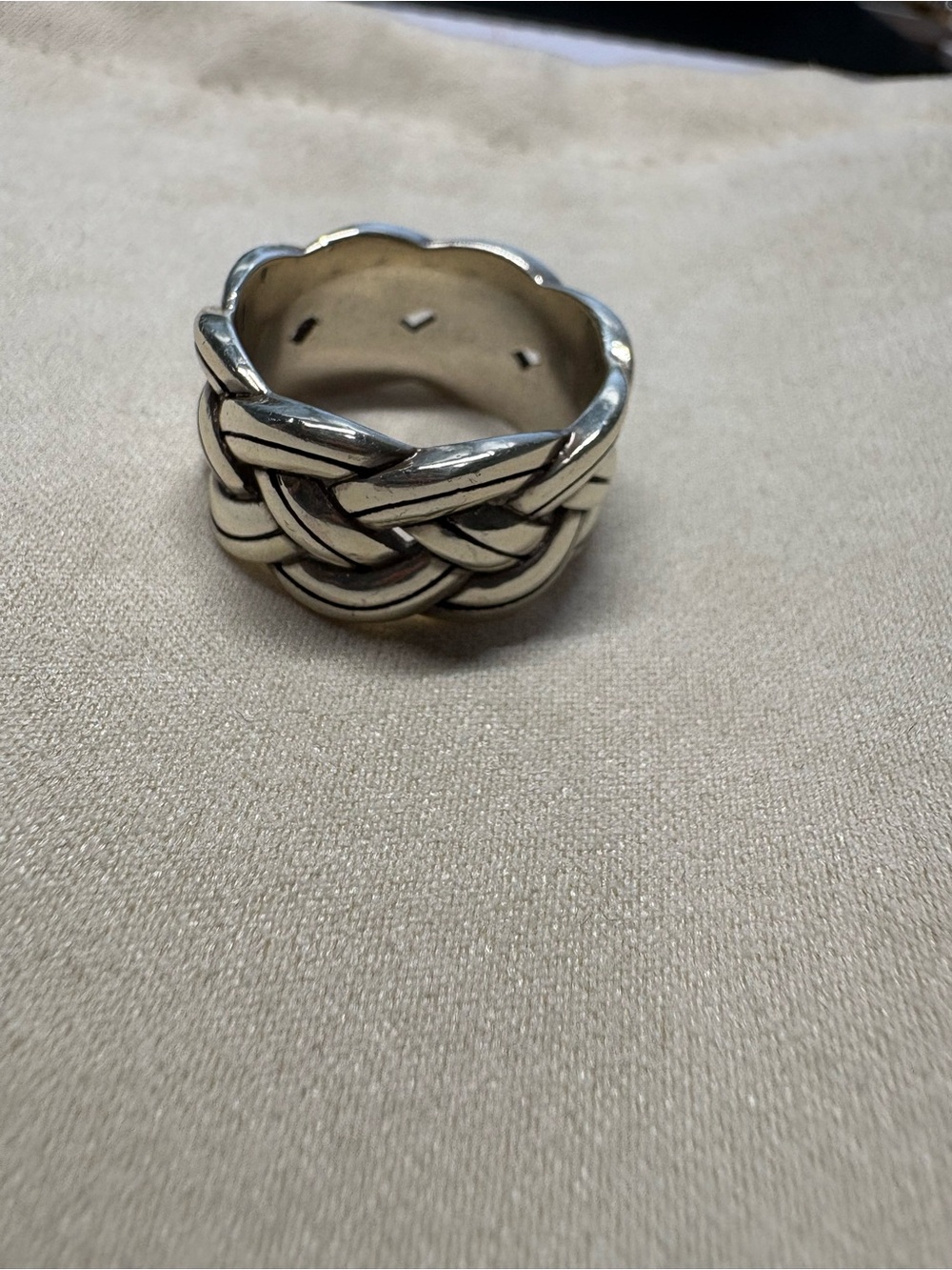 Brighton Braided Band Ring - Silver